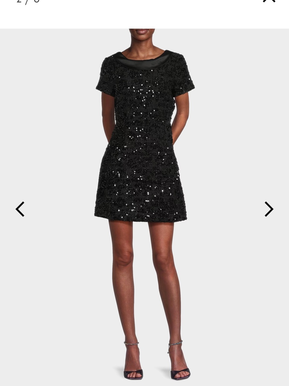 NWT LIKELY Naomi Sequined
Mini Dress size 10 reg $298